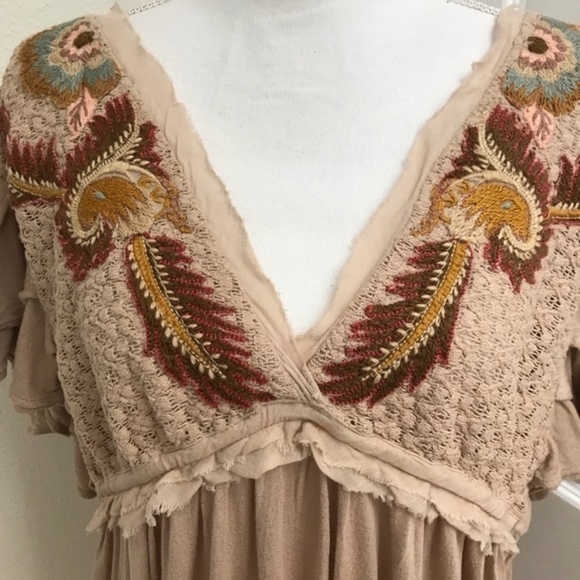 Free People Fiesta Nueva Tunic Sz Med - Picture 4 of 7
